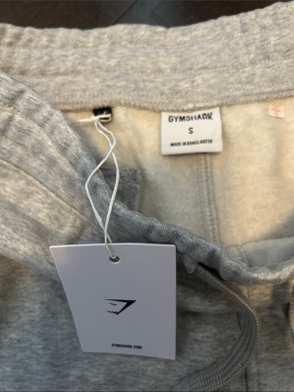 Gymshark Men’s Light Grey Athletic Drawstring Shorts